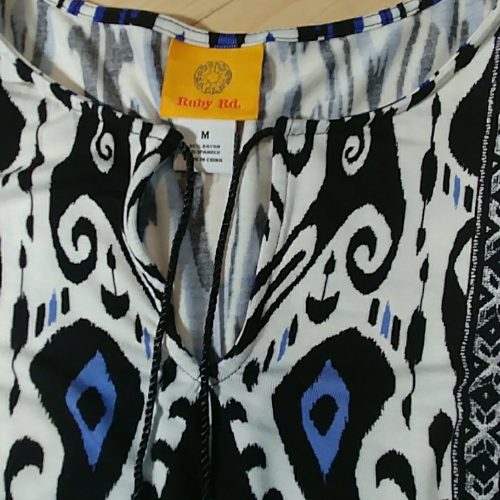 Ruby Rd. Abstract L/S Tunic - image 7